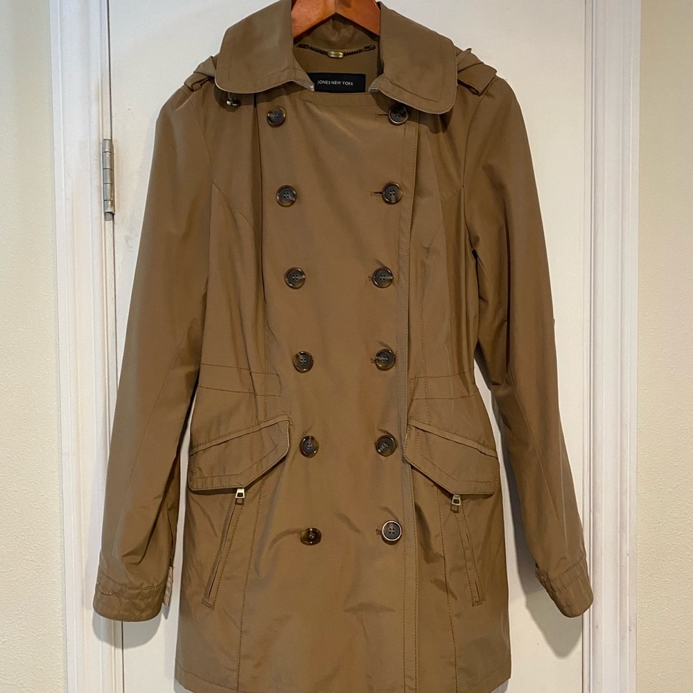 Jones New York Beautiful Trench Coat size M